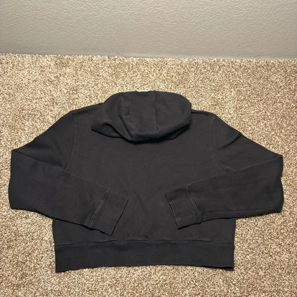 Adidas Junior’s Medium Black Hoodie with Multicolor Logo - Picture 11 of 12